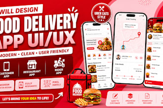 develop a food delivery app for android and ios