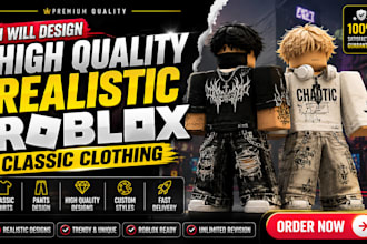 high quality realistic roblox classic clothing