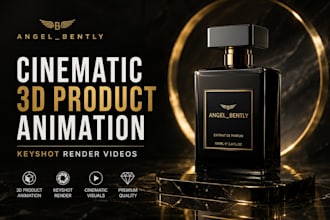 create cinematic 3d product animation and keyshot render videos