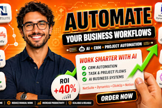 netsuite insightly agile 17hats microsoft dynamics clickup notion ai automation
