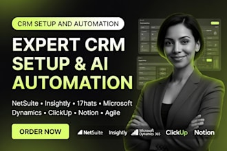 netsuite insightly 17hats agile microsoft dynamics clickup notion ai automation