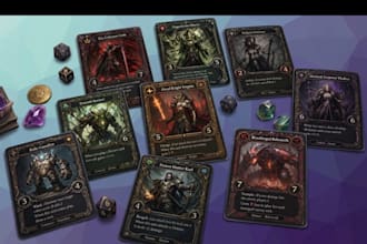 design custom card game cards board game artwork for playing card tabletop games