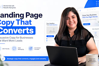 write SEO landing page copy