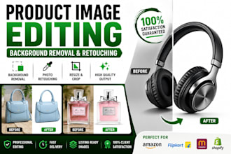 edit product images background removal and retouching