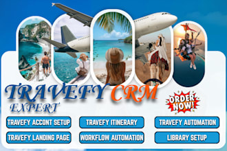 setup travefy itinerary workflow travel crm travefy vacation management in 24hrs