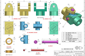 create parametric mechanical cad files 3d cad modelling service in fusion 360