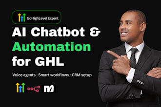 setup gohighlevel ai chatbot voice ai agent ghl automation chat bot workflow ghl