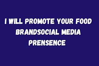 do food website marketing