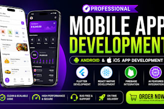 do mobile app website android ios app development flutter developer nodej