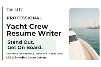 write a professional yacht crew resume that gets you hired