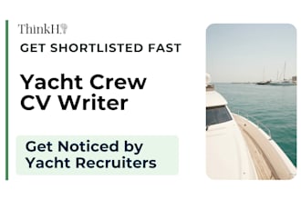 create a yacht crew CV that gets you shortlisted
