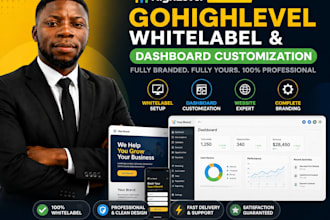 gohighlevel whitelabel , ghl dashboard customization,gohighlevel website expert