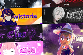 design your youtube, twitter, discord banner