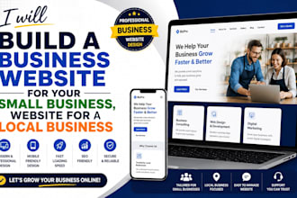 build a responsive business website for small business and local business