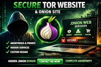 build a private onion site or secure tor web application