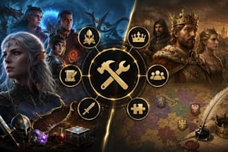 fix and create bg3 and ck3 mods, custom races, spells, items and toolkit issues