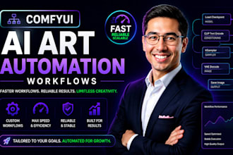 custom comfyui ai art automation workflows for fast reliable results