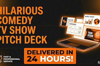 design a hilarious comedy TV show pitch deck