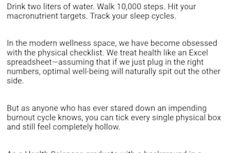 write empathetic mental health, psychology, and wellness articles