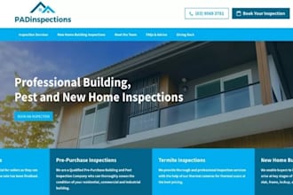 design wix building inspection website home inspector website estate agent site