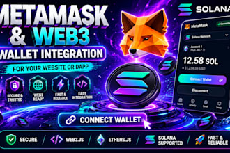 integrate metamask wallet connection into your website or dapp