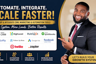 zoho CRM setup gohighlevel hubspot quickbooks lofty CRM facebook lead ads zapier