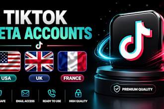 create tiktok beta accounts USA UK france
