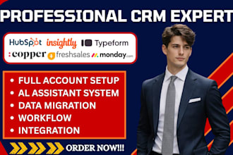 pipedrive typeform workflow autmation copper insightly monday zapier freshsales