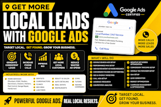 create google ads campaign for local business lead generation