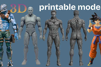 do action figure design, 3d action figure statue toy miniature articulated model