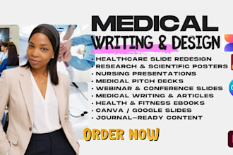 do medical writing, research articles, ebook ghostwriting and healthcare content