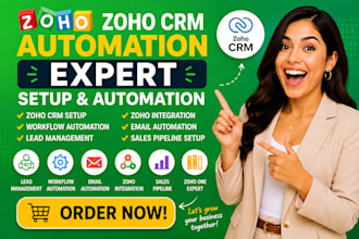 zoho crm automation setup workflow integration zoho expert lead contact pipeline