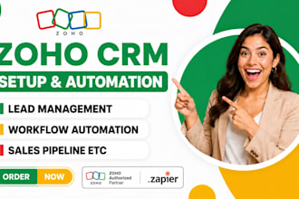 zoho crm automation setup workflow integration zoho expert lead contact pipeline