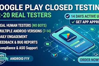 provide 20 testers for your google play android app