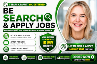 be search and apply jobs, do job application, apply for job, search and apply