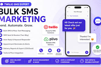 send bulk SMS messages, twilio SMS campaign, twilio mass text for SMS marketing