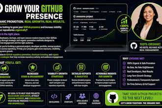 promote your github and boost your project organically