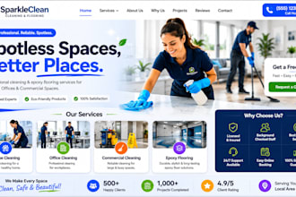 build cleaning website house cleaning office cleaning epoxy flooring website
