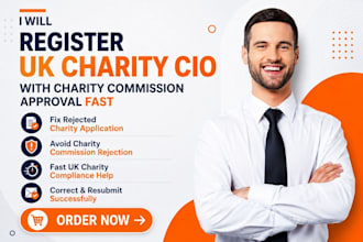 fix rejected UK charity application and charity compliance fast