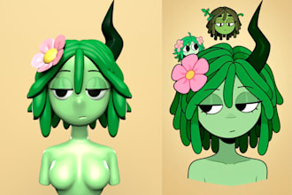 turn a 2d concept into stylized 3d character