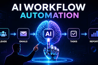 build ai powered workflow automation for business, leads and productivity