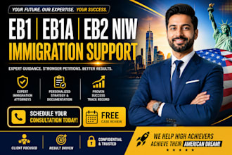support eb1a and eb2 niw profiles with article publication services