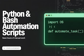 automate your repetitive tasks with python or bash scripts