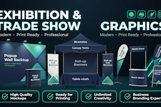 design canopy tent feather flag table cloth backdrop and trade show banner