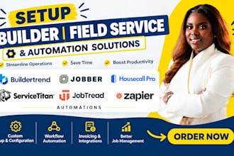 setup buildertrend jobber housecall pro servicetitan jobtread zapier automations