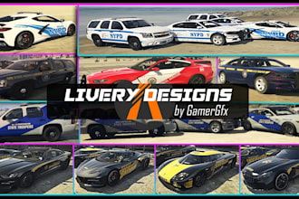 create custom fivem vehicle pack gta v car livery eup debadge lore friendly