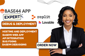 base44 bug fixing, fix replit webapp vibe coding base44 webapp, deploy base44
