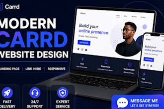 design carrd website carrd landing  page redesign carrd website link in bio