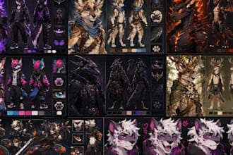 draw furry art, sfw, nsfw, fursona, furry oc, anthro avatar and character design