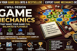 design board game mechanics, gameplay systems and rules
